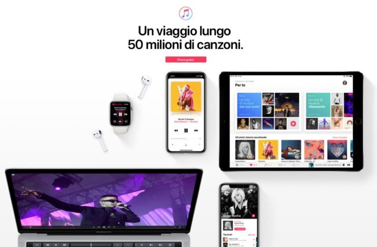 Apple Music permette di regalare un mese gratis agli amici