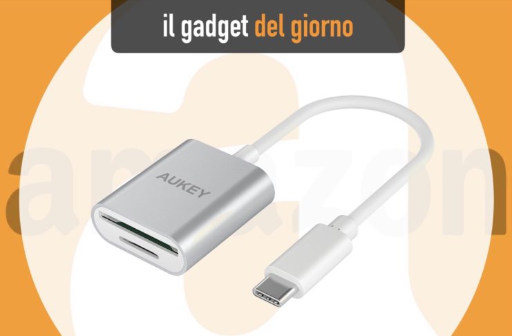 Lettore di schede SD e microSD per dispositivi USB-C