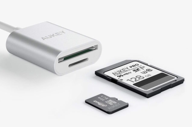 Lettore di schede SD e microSD per dispositivi USB-C