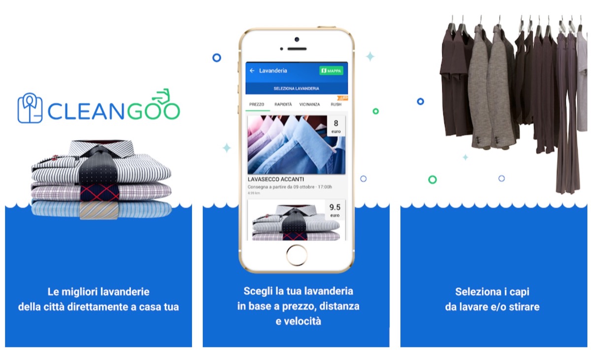 Il bucato si fa online con l’app Cleangoo