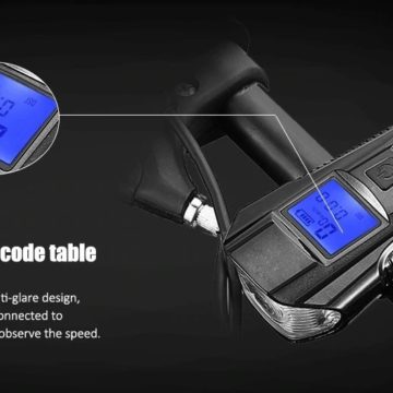 Da Gocomma il contachilometri smart USB  con torcia per bicicletta a soli 11 euro