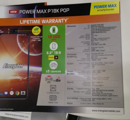 Lo smartphone più grosso (e più brutto) visto al MWC 2019