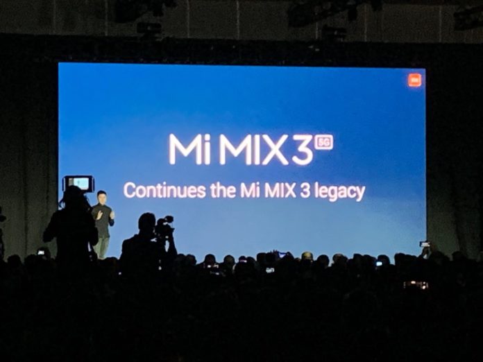 Xiaomi Mi Mix 3 5G: supporto a Tim, 3 e Vofadone, a partire da 599 euro