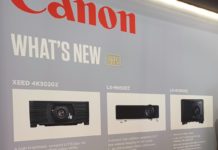 I proiettori Canon per grandi eventi e musei con la magia del 4K nativo e nuove ottiche ad ISE 2019