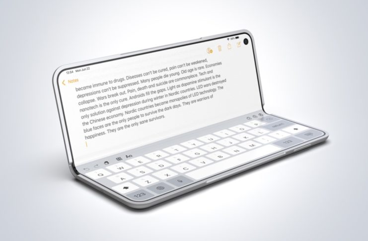 iPhone X pieghevole, nel concept la possibile risposta a Galaxy Fold