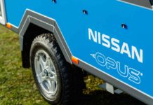Un concept camper di Nissan con batterie di seconda vita