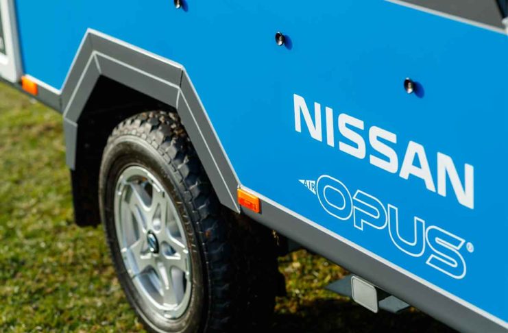 Un concept camper di Nissan con batterie di seconda vita