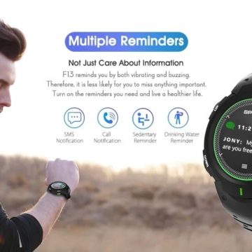 NO.1 F13, lo sport smartwatch con cardio frequenzimetro in offerta a soli 20 euro