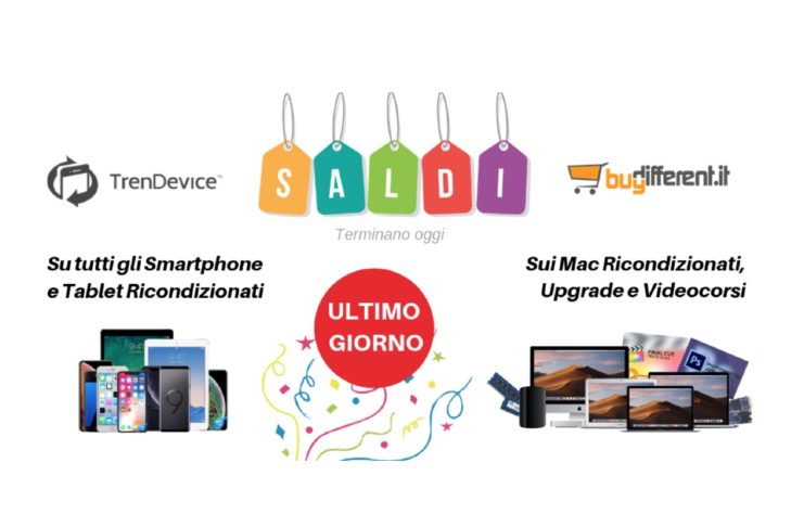Ultime occasioni con i Saldi TrenDevice e BuyDifferent. E quale iPhone scegliere ve lo dice la Guida.
