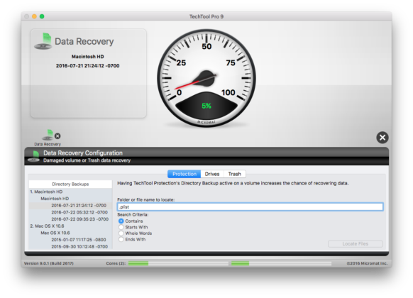 Micromat Techtool Pro 11, aggiornata l’utility diagnostica per Mac