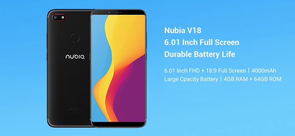 Nubia V18, il medio gamma più economico con Snapdragon