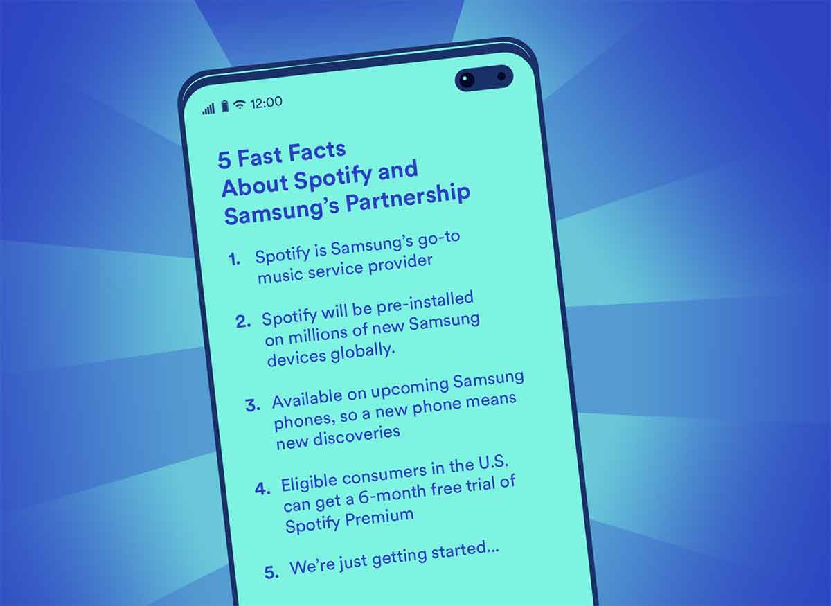 Samsung e Spotify