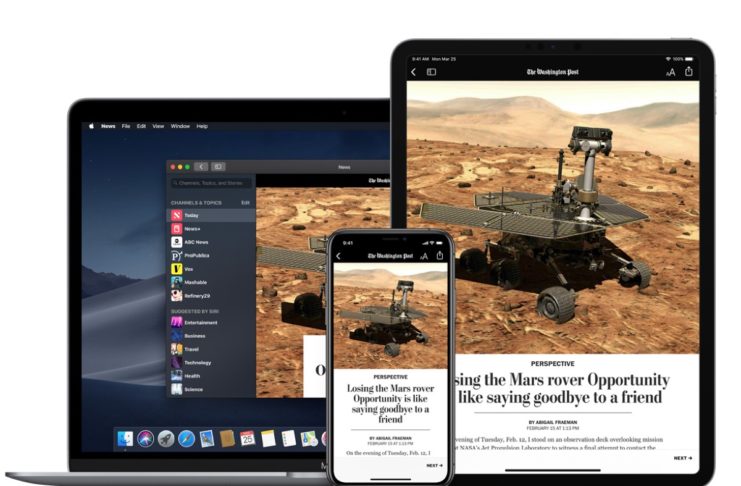 La schermata di login Apple News+ violerebbe le direttive Apple
