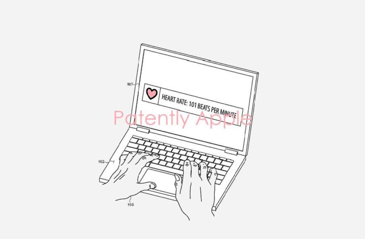 Brevetto MacBook con sensore biometrico