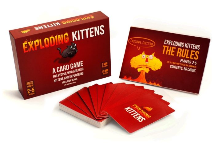 Exploding Kittens, il gioco di carte di Oatmeal dei gatti che esplodono a soli 6 euro