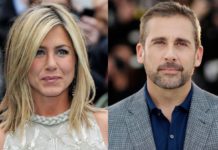 Tv Apple in streaming, foto da un set con Steve Carrel e Jennifer Aniston