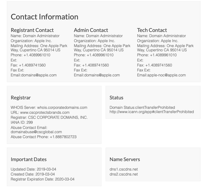 Apple registra il dominio PrivacyIsImportant.com