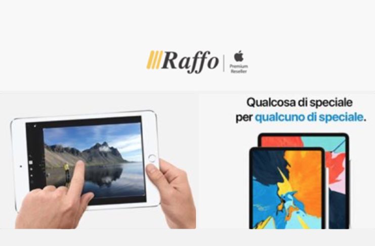 Da Raffo tutti gli iPad costano 50 euro meno per la festa del Papà
