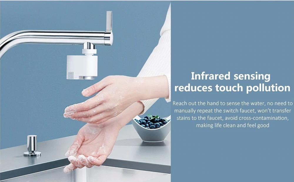 Addio sprechi d’acqua con il sensore infrarossi Xiaomi per rubinetti smart