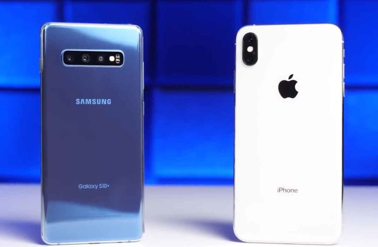 Il Samsung Galaxy S10 vs iPhone