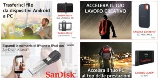 Tornano i SanDisk Days su Amazon: offerte su Memorie Flash, SSD, USB, SD Card