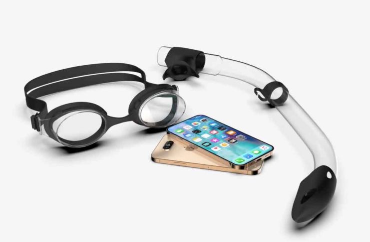 iPhone subacqueo