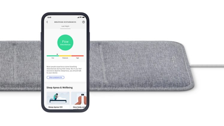 Withings Sleep, il tappetino Smart per il sonno