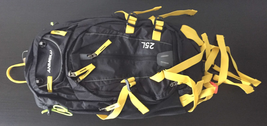 Recensione zaino Anmeilu, versione per ciclisti con capacità 25L