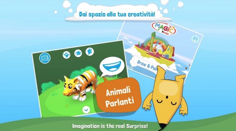 Magic Kinder, l&rsquo;app per bambini istruttiva, sicura e divertente