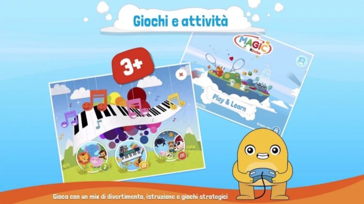 Magic Kinder, l&rsquo;app per bambini istruttiva, sicura e divertente