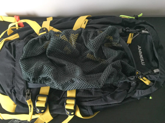 Recensione zaino Anmeilu, versione per ciclisti con capacità 25L