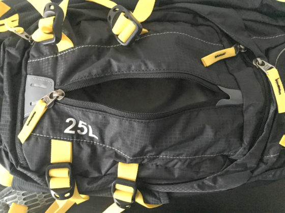 Recensione zaino Anmeilu, versione per ciclisti con capacità 25L