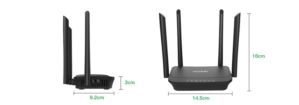 Smart Router wireless EDUP R102, 300 Mbps di potenza e supporto 4G