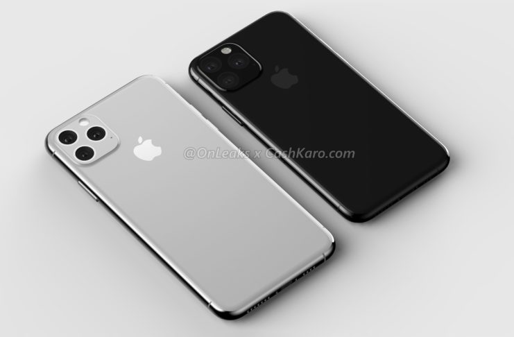 Rendering degli iPhone XS del 2019