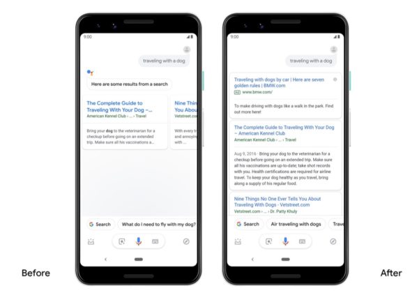 L’Assistente Google risponde alle domande con più dettagli