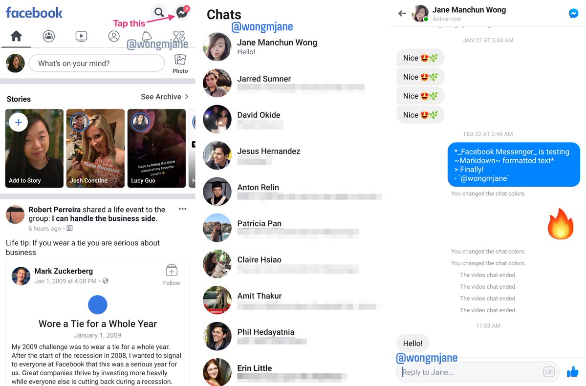 Facebook consentirà presto di chattare su mobile senza Messenger