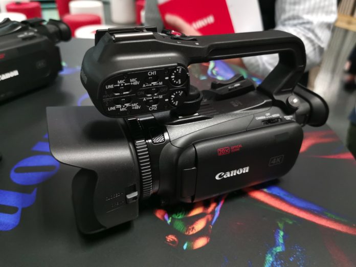 Da Canon tre nuove videocamere compatte XA per video in 4K UHD per l’ingresso nel mondo pro