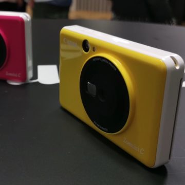 Le nuove instant camera di Canon Zoemini S e C aggiungono colore e versatilità anche per i selfie