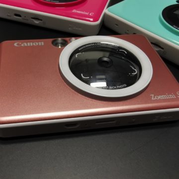 Le nuove instant camera di Canon Zoemini S e C aggiungono colore e versatilità anche per i selfie