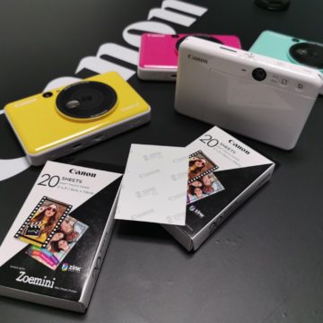 Le nuove instant camera di Canon Zoemini S e C aggiungono colore e versatilità anche per i selfie