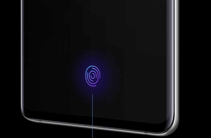 lettore di impronte del Samsung Galaxy S10