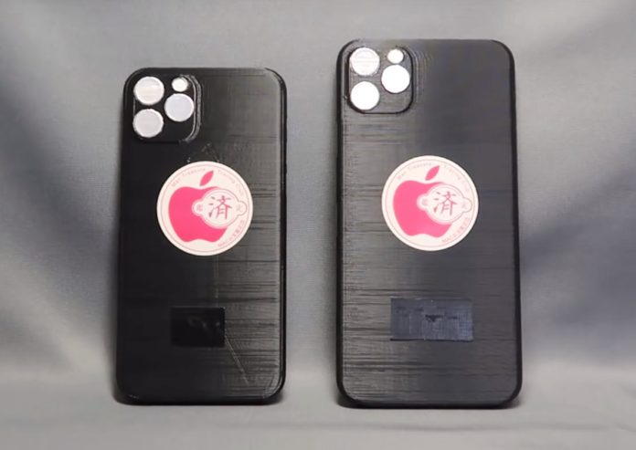 I primi mockup iPhone 2019 stampati in 3D confrontati con gli iPhone 2018