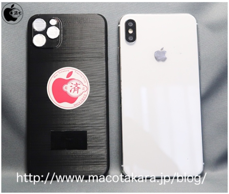 I primi mockup iPhone 2019 stampati in 3D confrontati con gli iPhone 2018