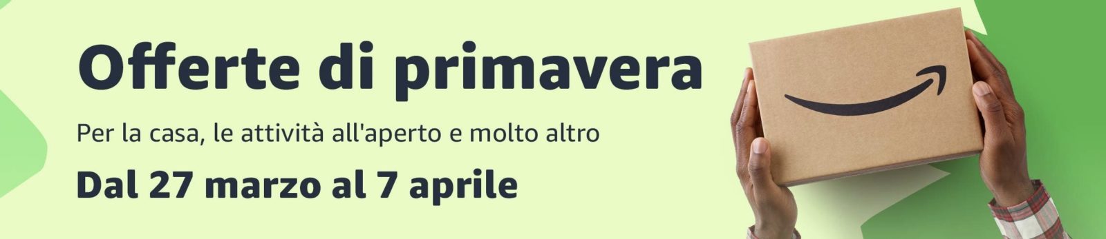 Offerte di Primavera Amazon: oggi Sony, UE, B&O, Echo, Hue Apple TV, iPad, Domotica Offerte di Primavera Amazon: oggi Sony, UE, B&O, Echo, Hue Apple TV, iPad, Domotica