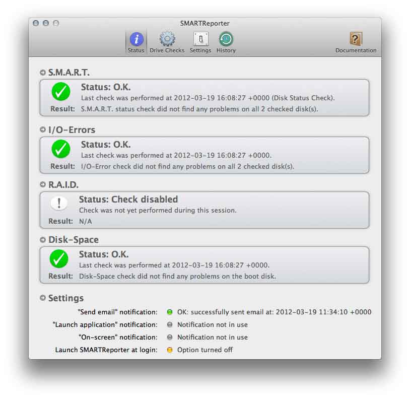Verificare la salute di dischi e unità SSD Stato SMART