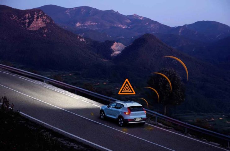 Volvo Slippery Road Alert