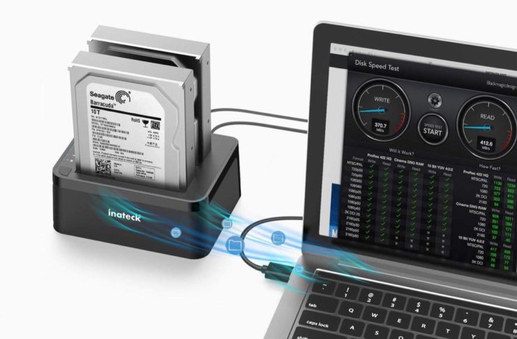Inateck SA02002, docking station Dual-Bay in sconto a 31,99 euro