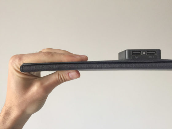 Recensione Aukey PB-P25, triplo pannello solare con 2 uscite USB