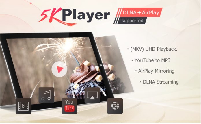 Gratis 5KPlayer: ecco l’alternativa gratuita a VLC che vi fa vincere una videocamera Panasonic