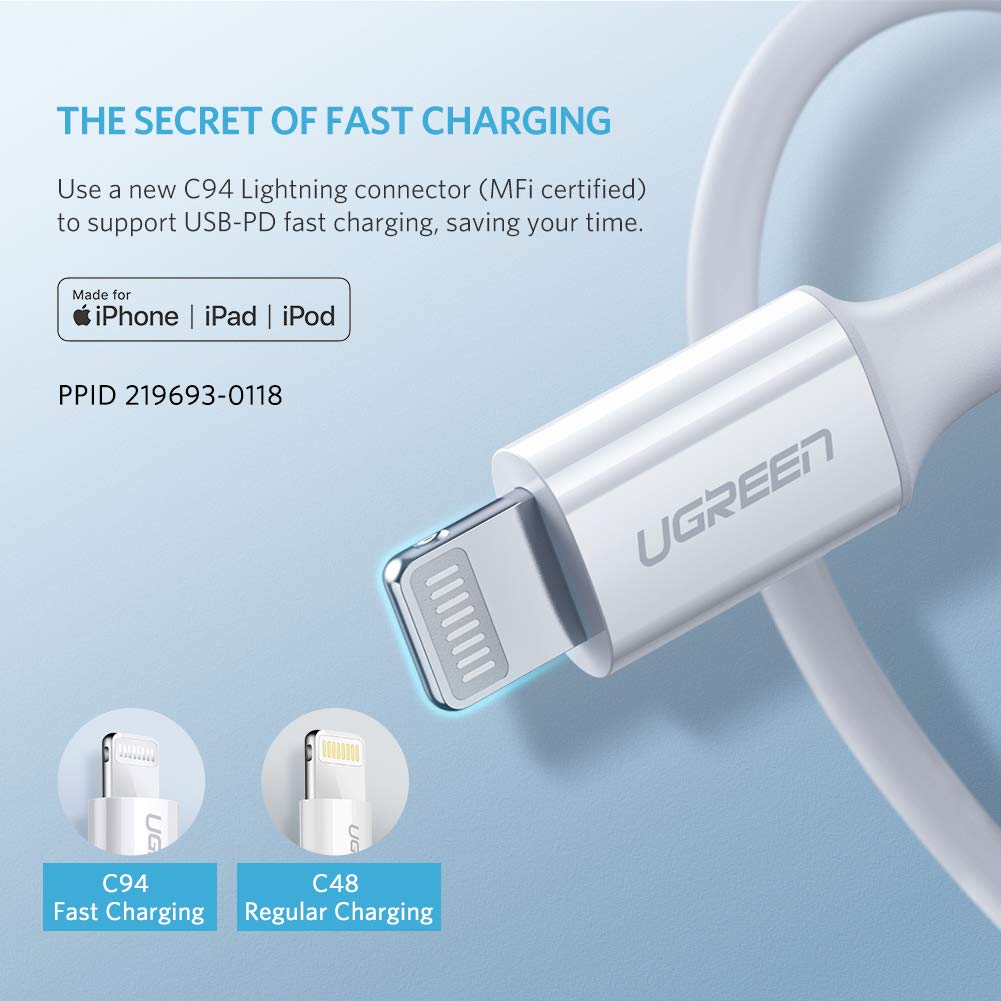 Da UGREEN il cavo USB-C a Lightning super economico su Amazon